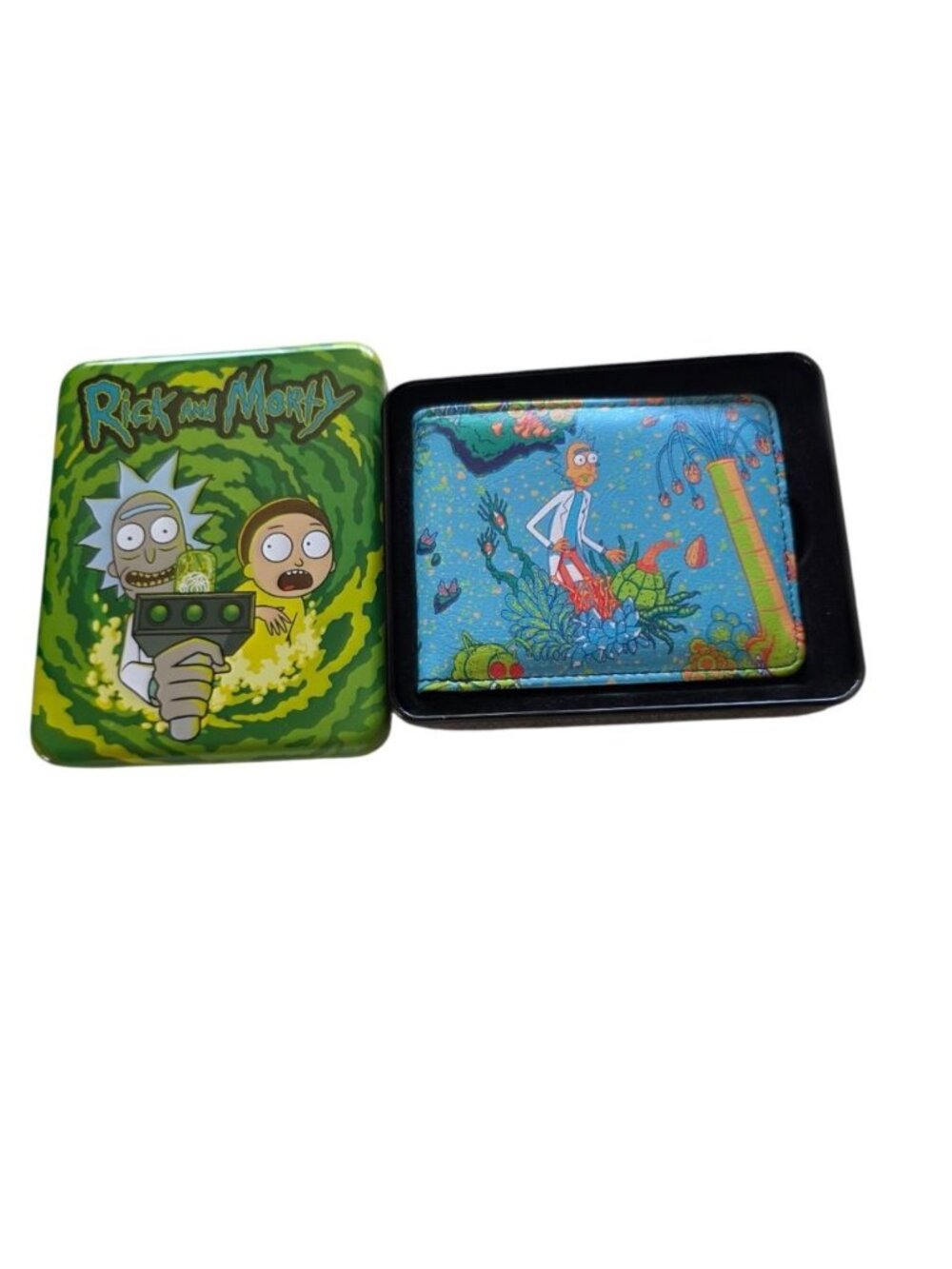 Rick And Morty Half Fold Wallet Unisex